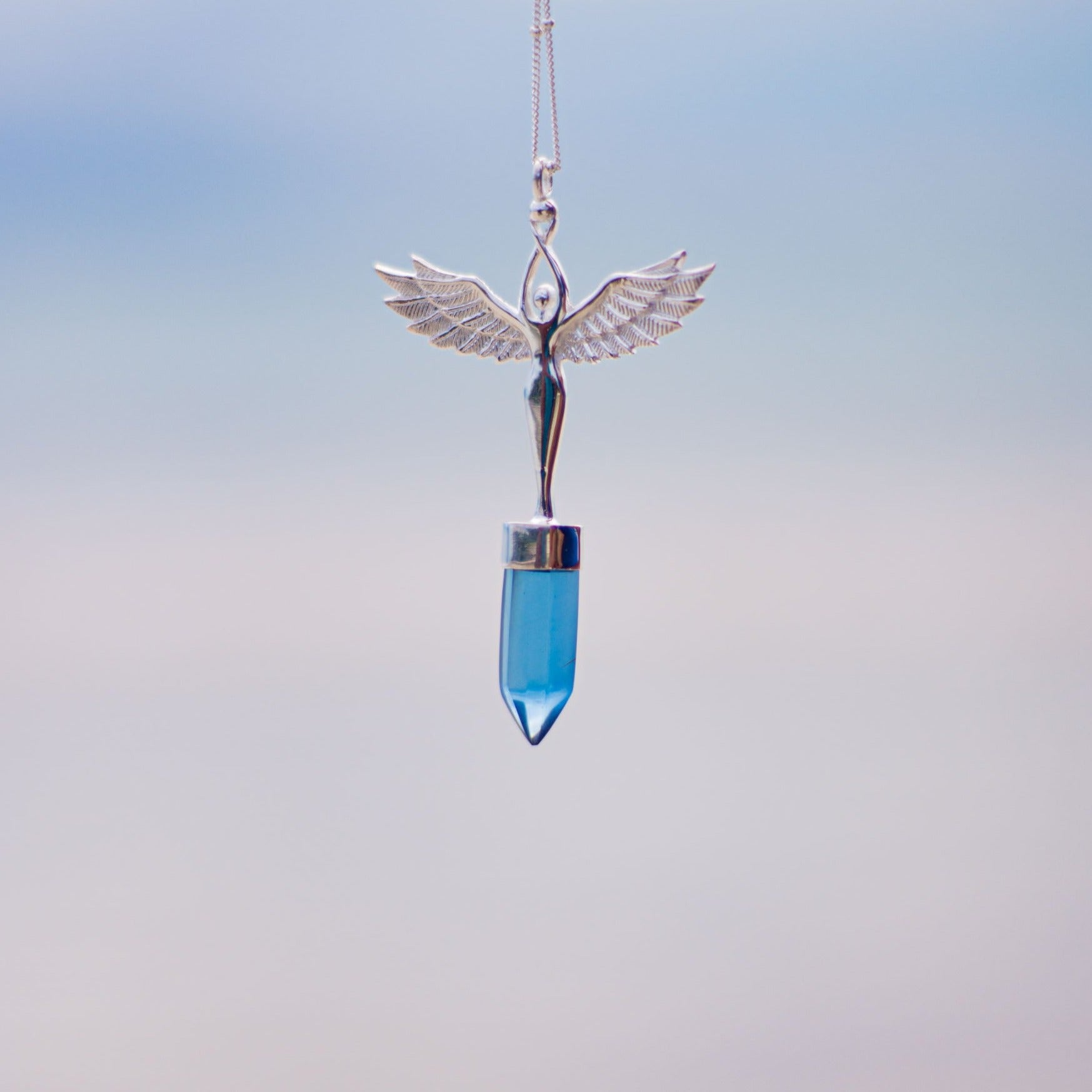 Andara Blue Luna Angel Silver