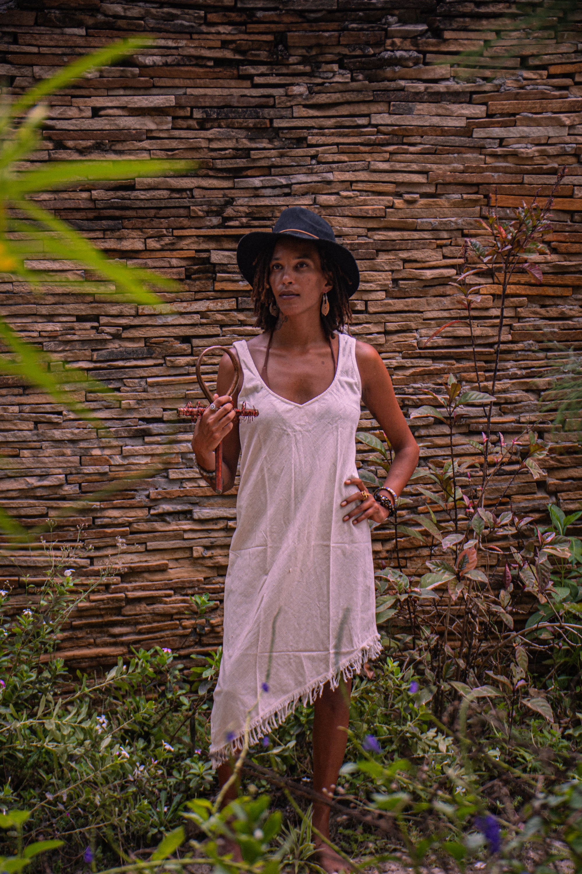 Asymmetrical Fringe Dress