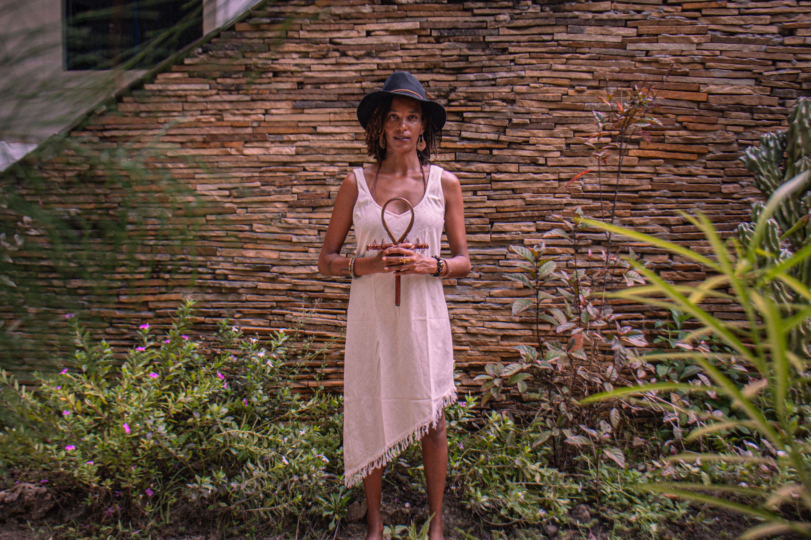 Asymmetrical Fringe Dress