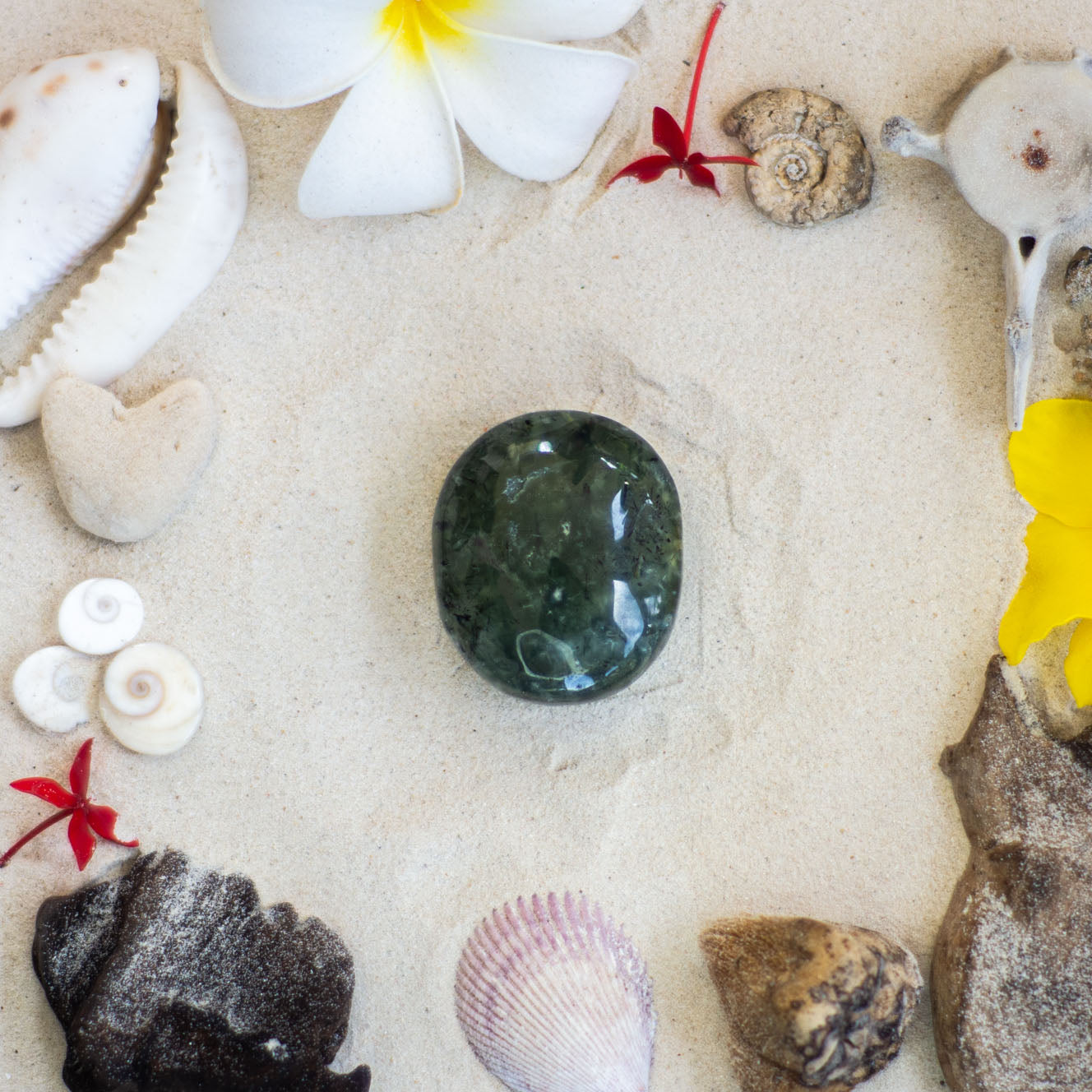 Prehnite Palmstone