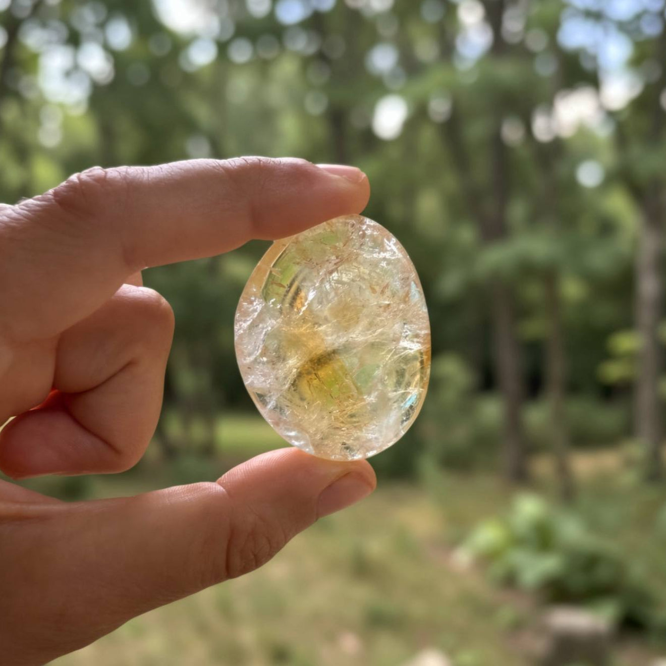 Citrine Palmstone