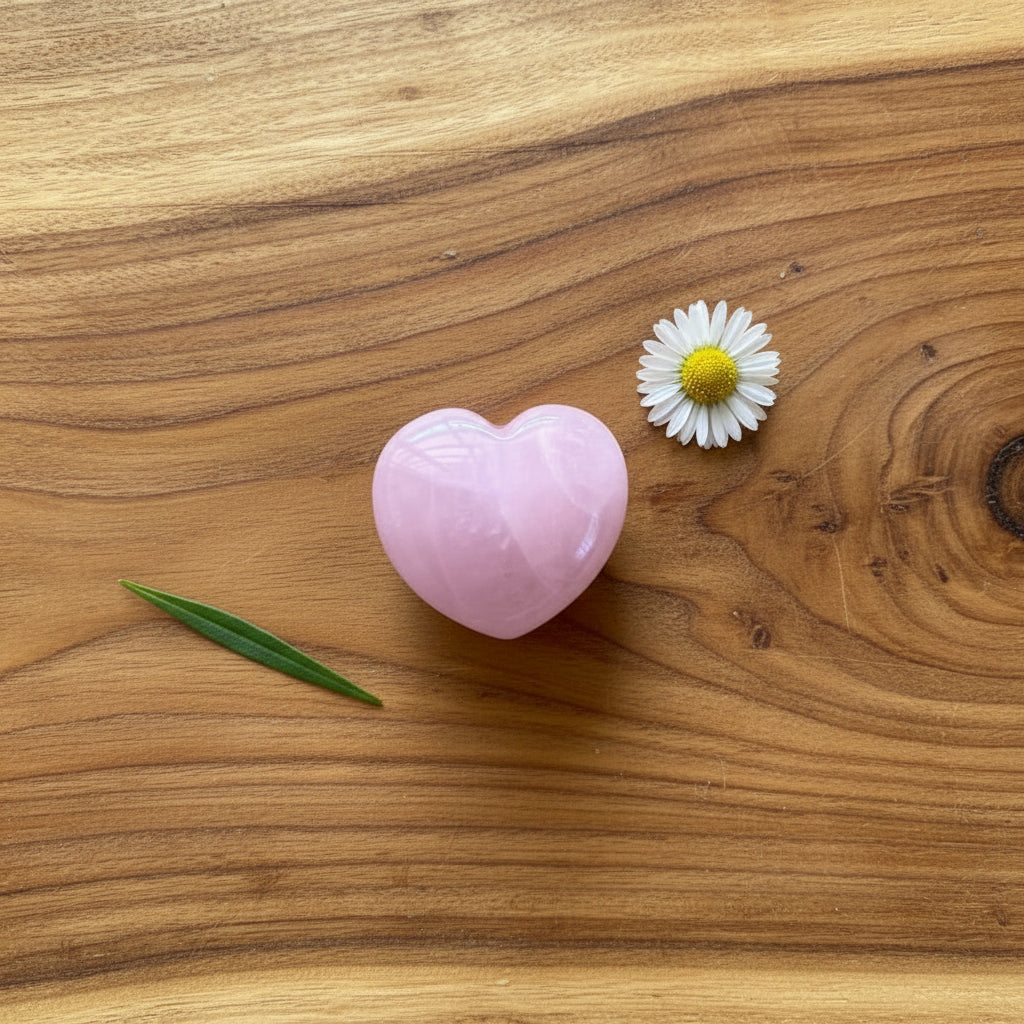 Rose Quartz Heart