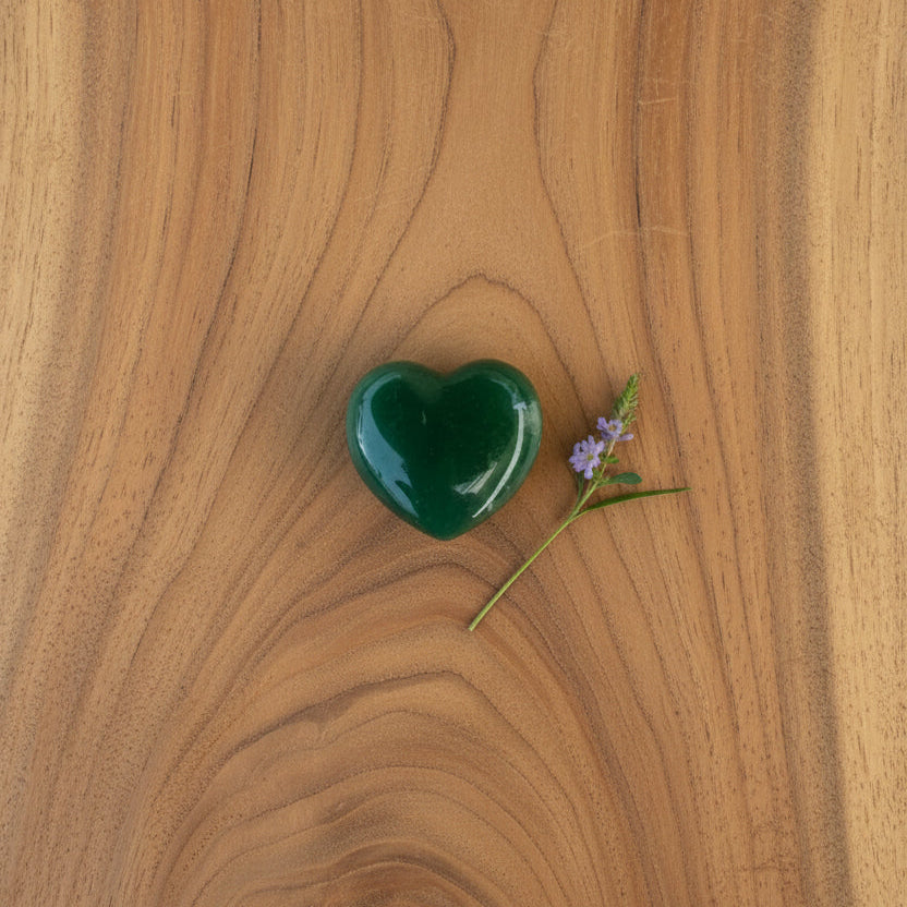 Green Aventurine Heart
