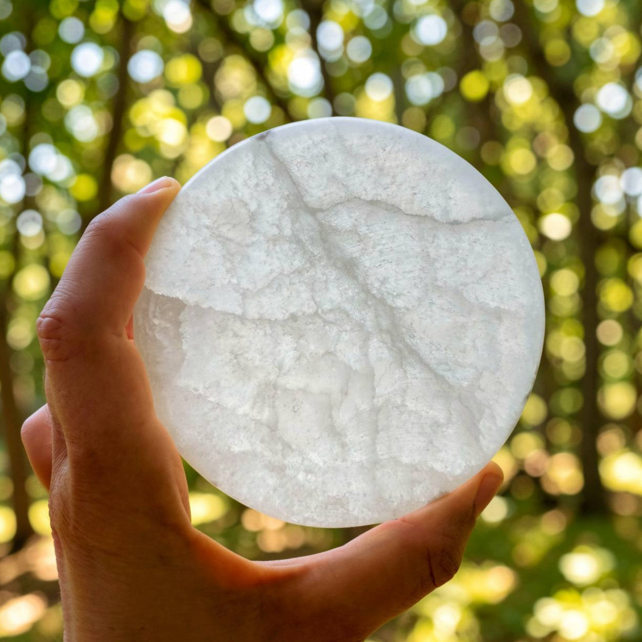 Selenite Charging Disc