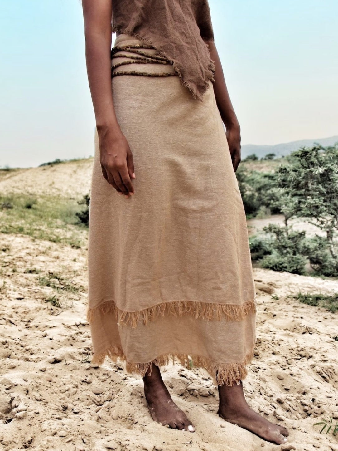 Jute Wrap Skirt