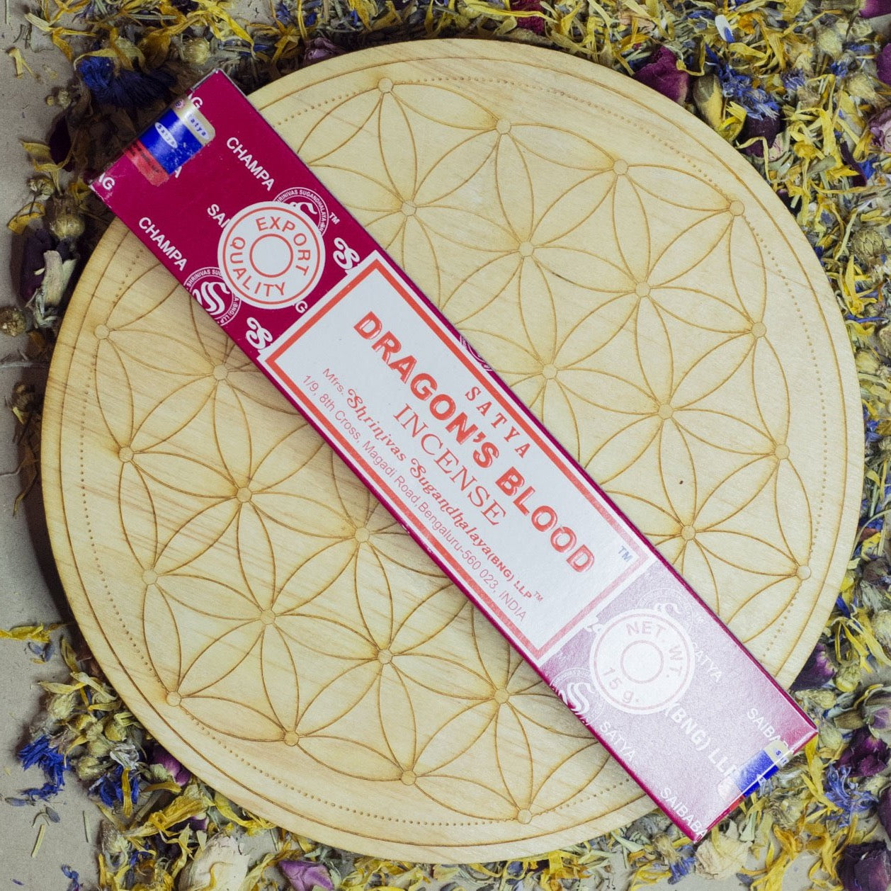 Satya Dragons Blood Incense Box