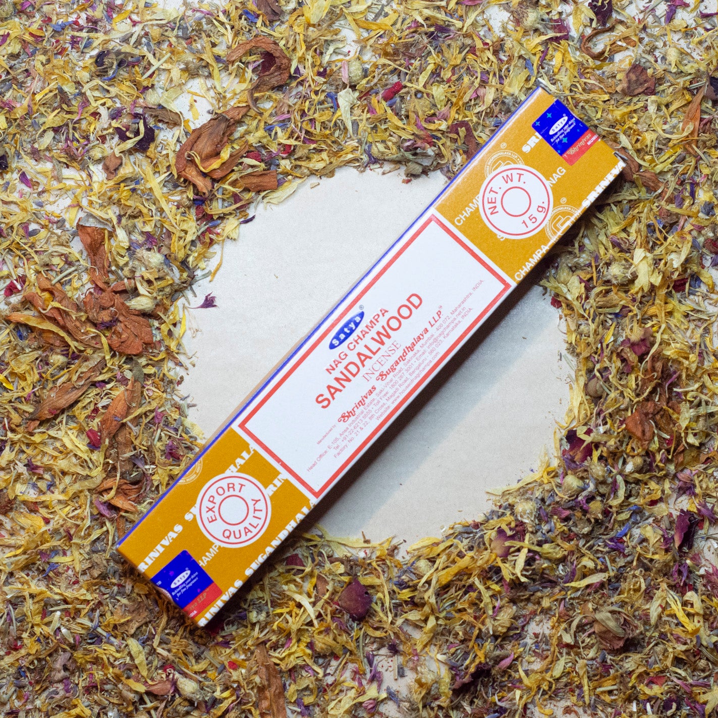 Satya Nag Champa Sandalwood Incense Box
