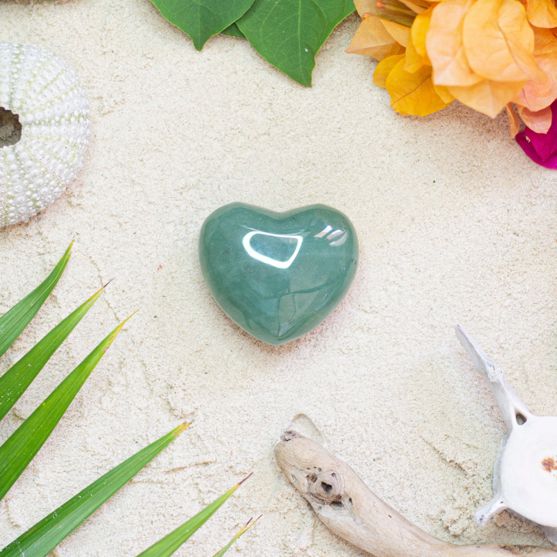 Green Aventurine Heart