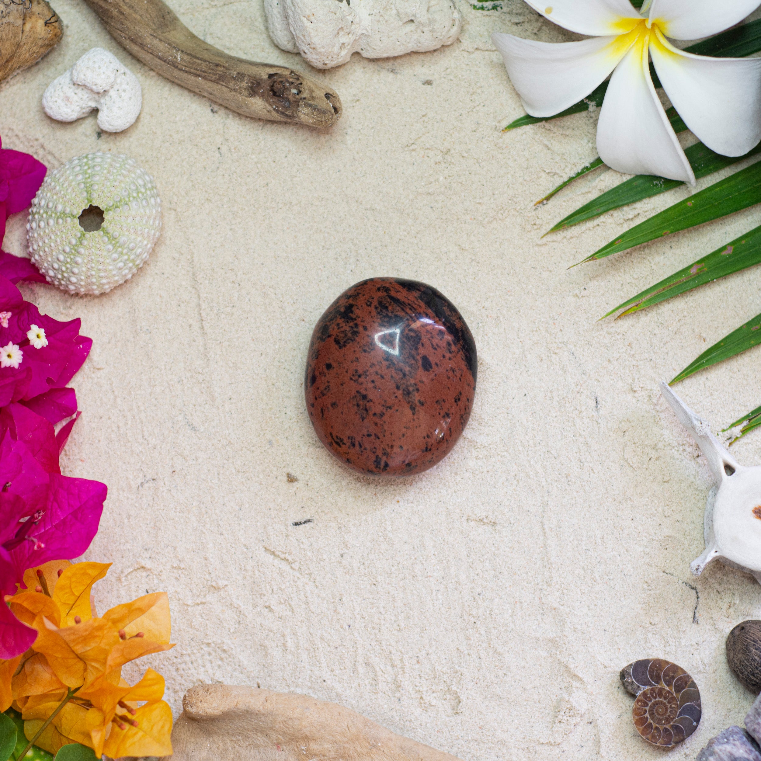 Mahogany Obsidian Palmstone