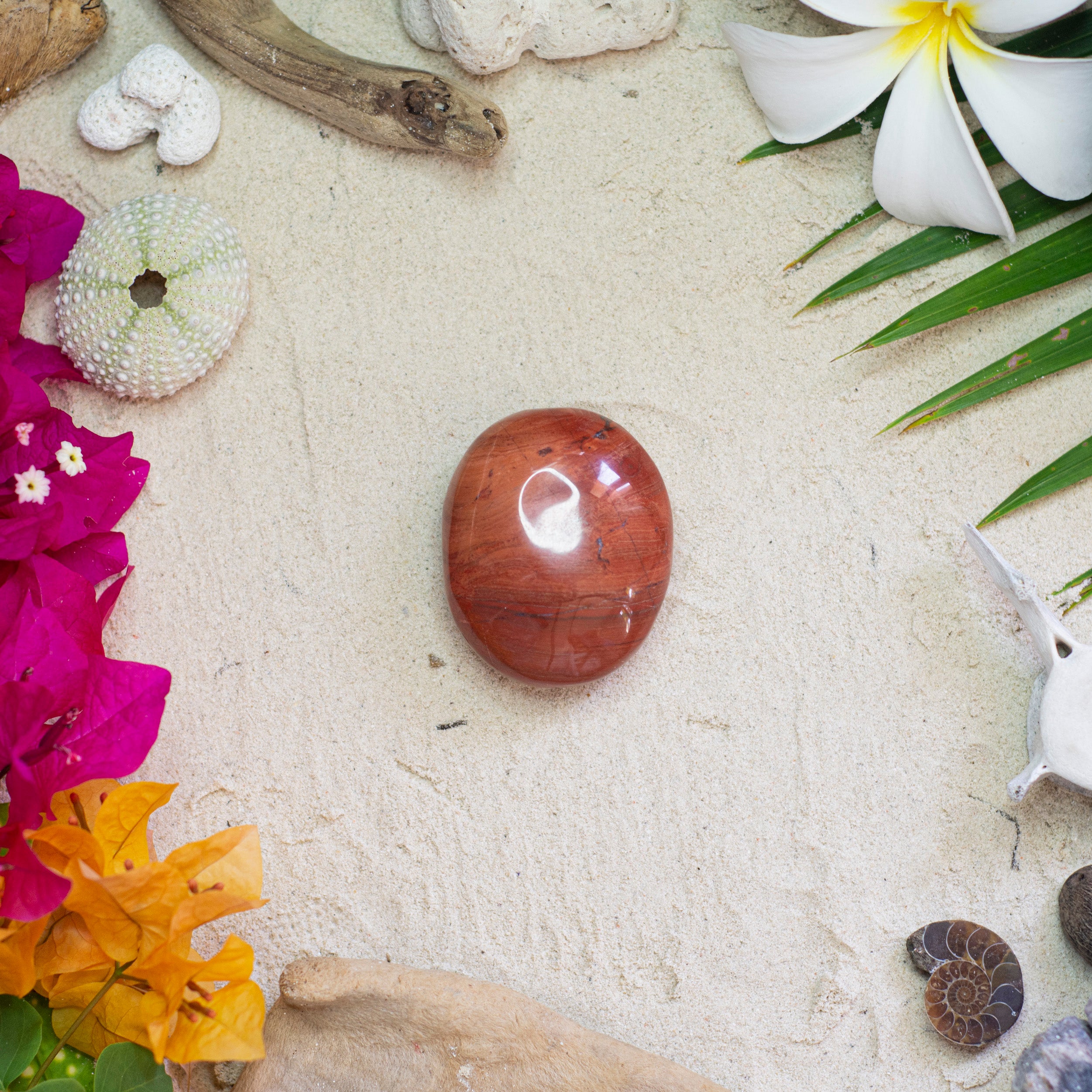Red Jasper Palmstone