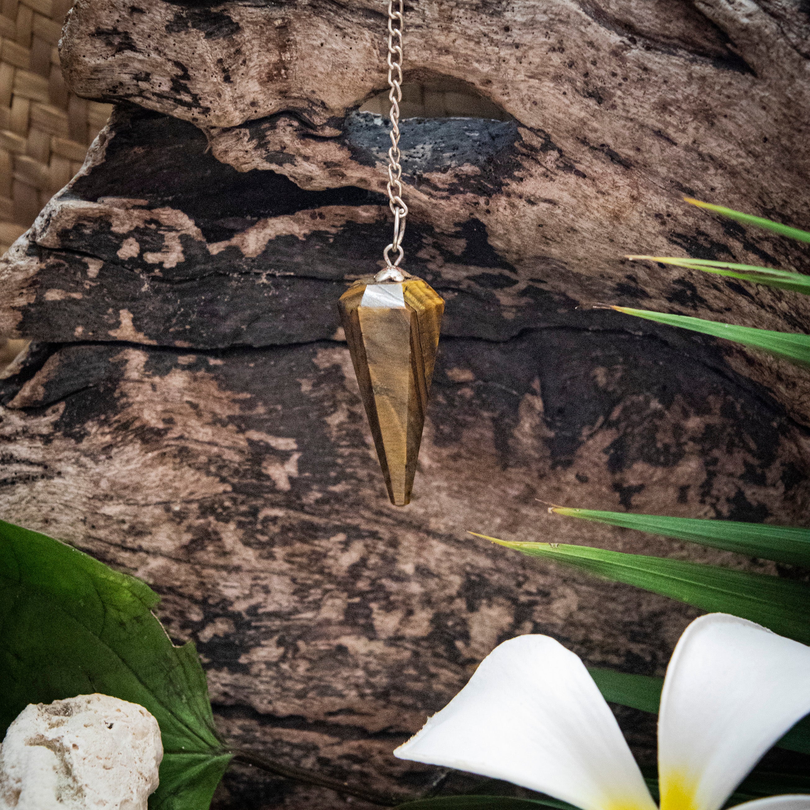 Tiger Eye Gold Pendulum