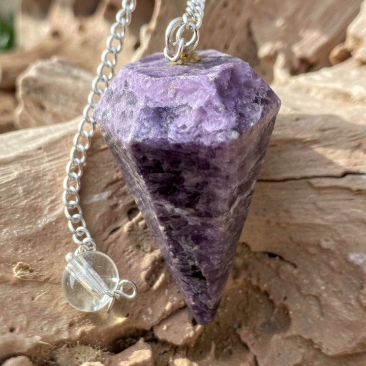 Lepidolite Pendulum