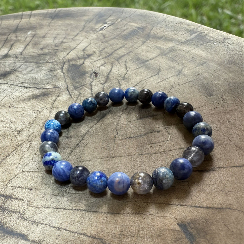 Third Eye Chakra Bracelet 8mm