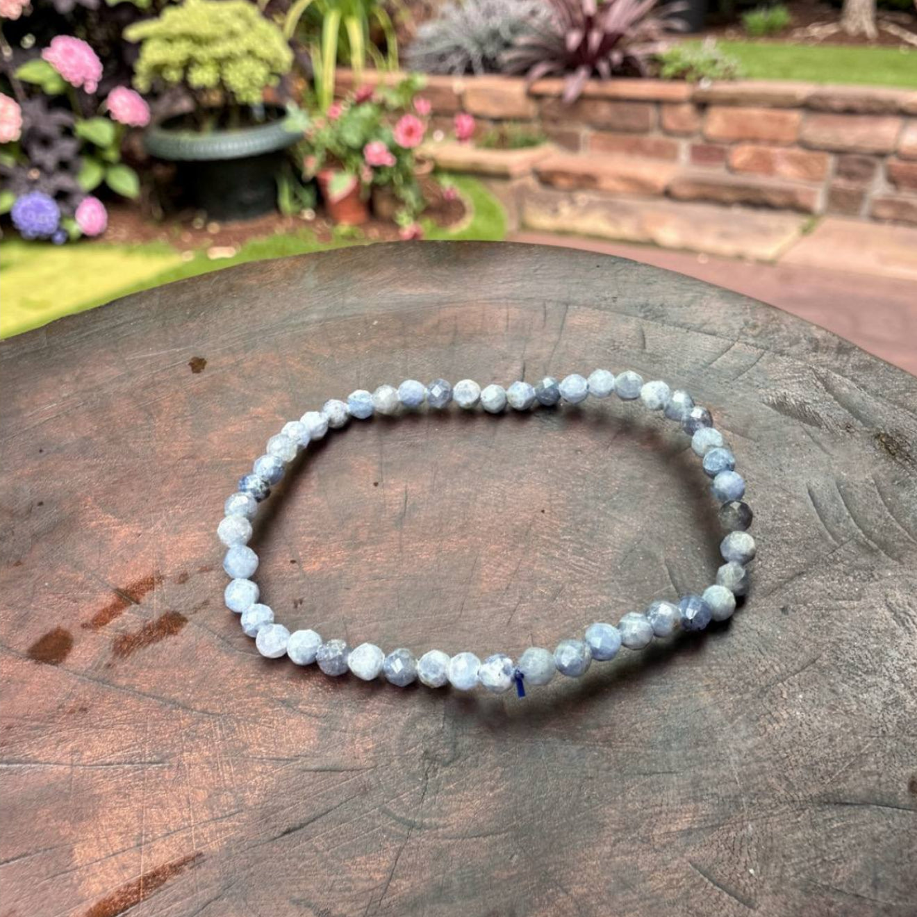Faceted Tanzanite Bracelet 4mm