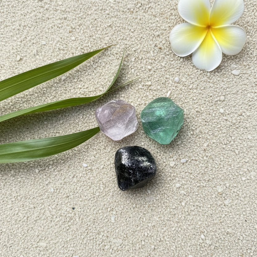 Fluorite Octahedron Tray
