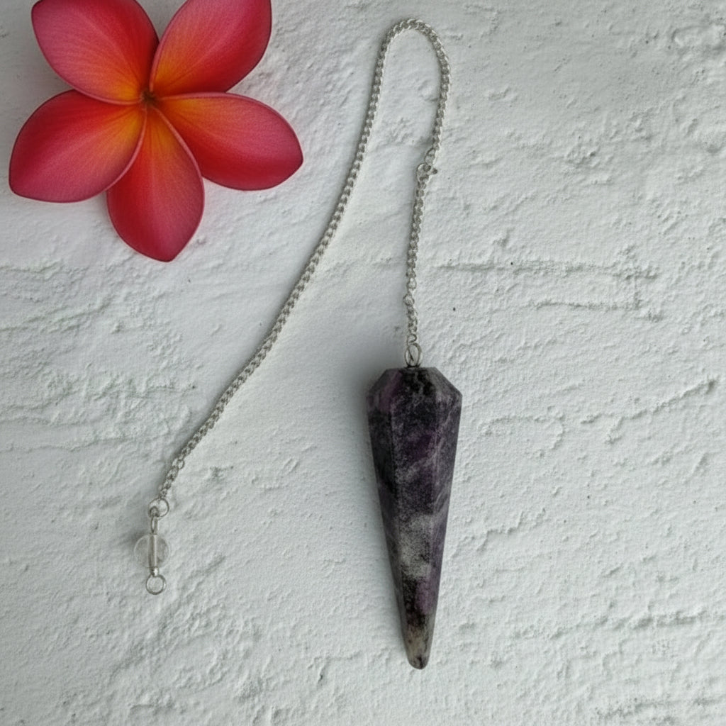 Pink Garnet Pendulum