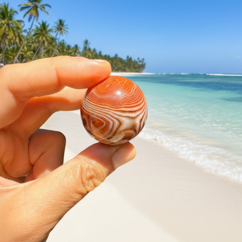 Carnelian Sphere Small