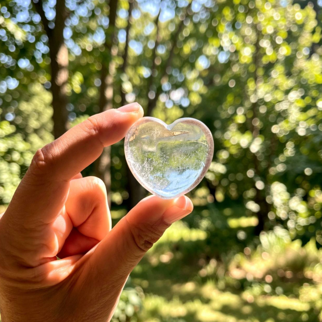 Clear Quartz Heart