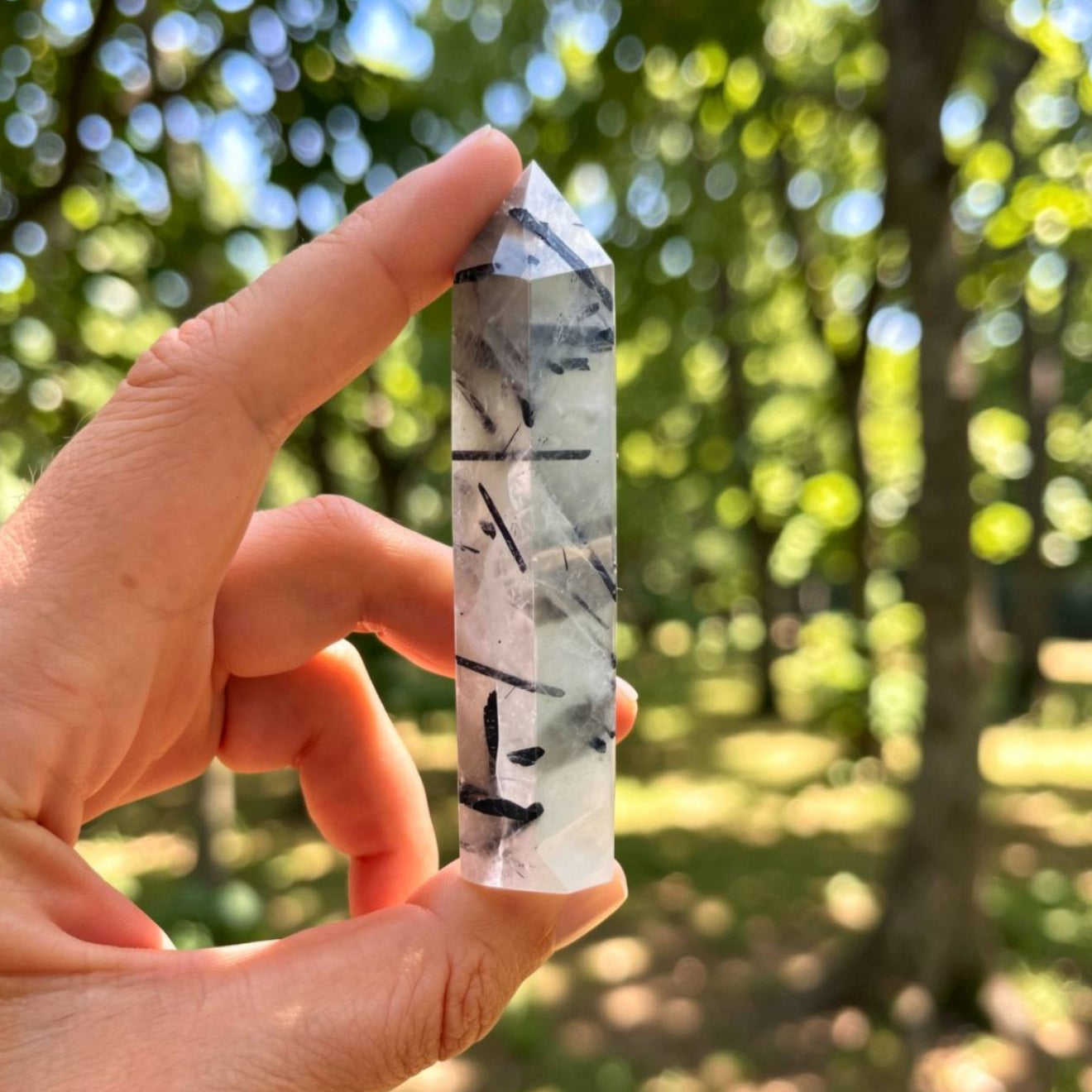 Tourmalinated Quartz Tower