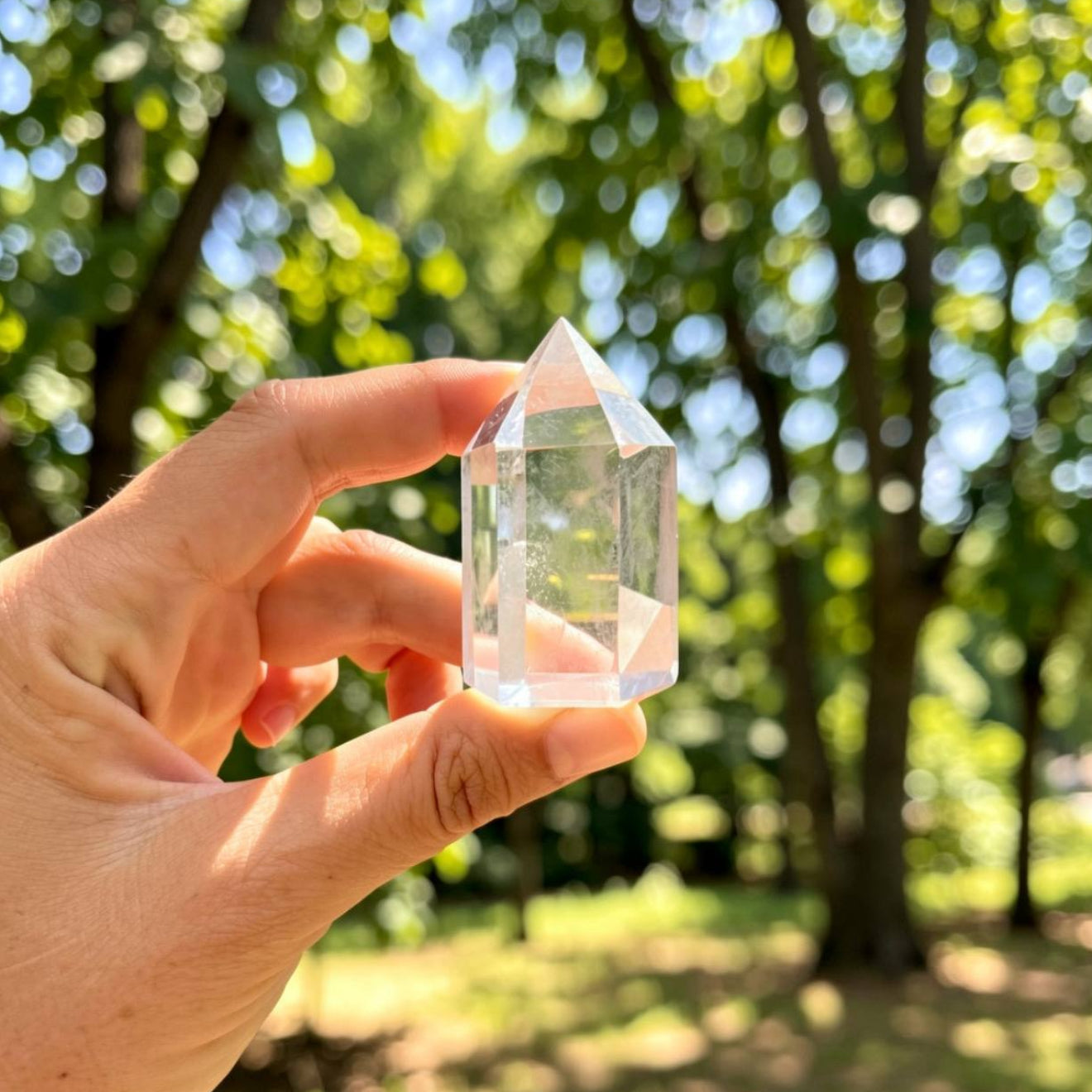 Clear Quartz Tower