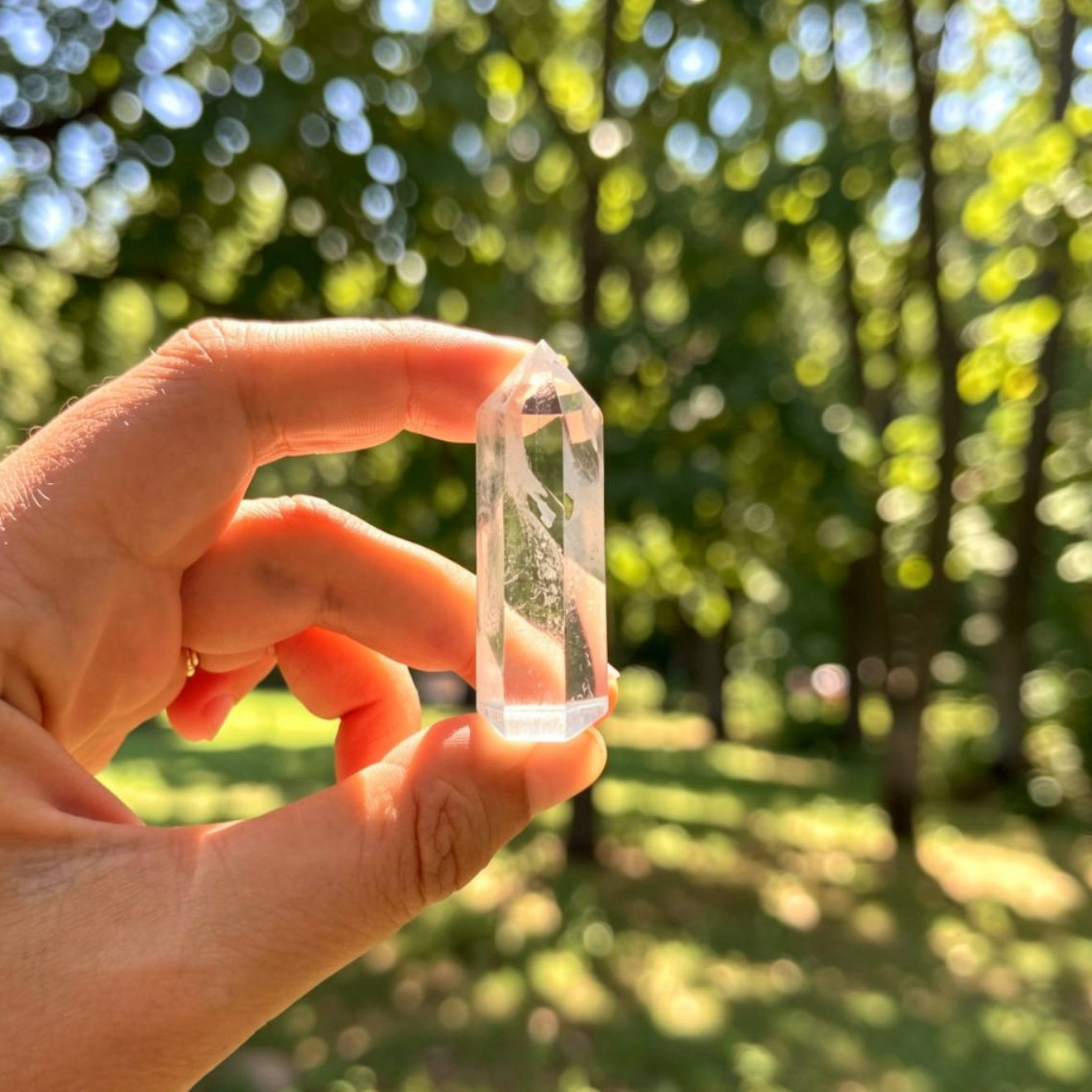 Clear Quartz Tower