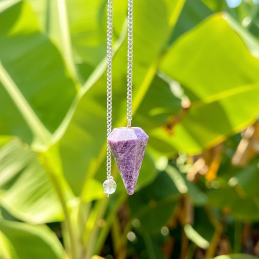 Lepidolite Pendulum