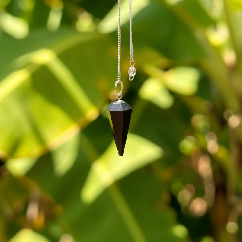 Black Obsidian Pendulum