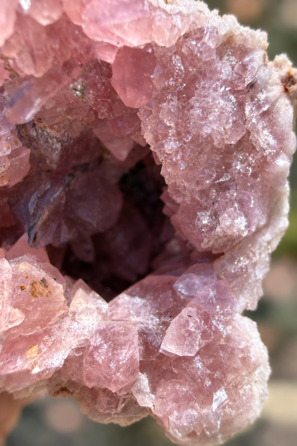 Pink Amethyst Cluster