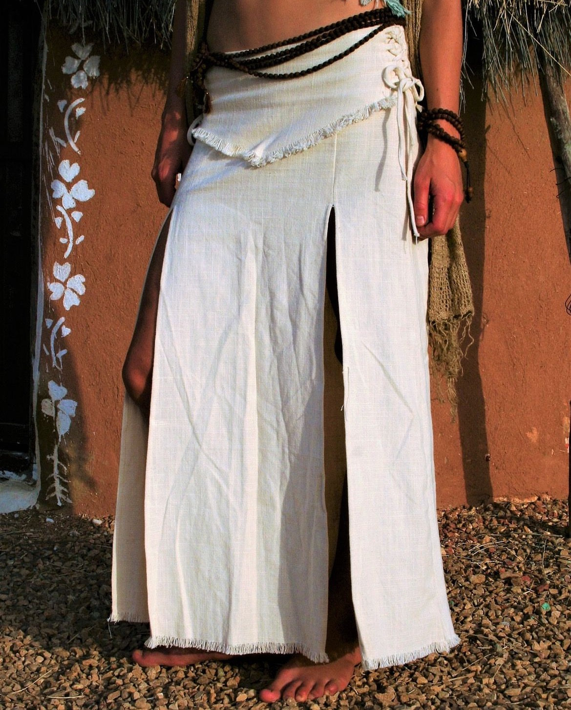 Tribal Skirt with Two Slits