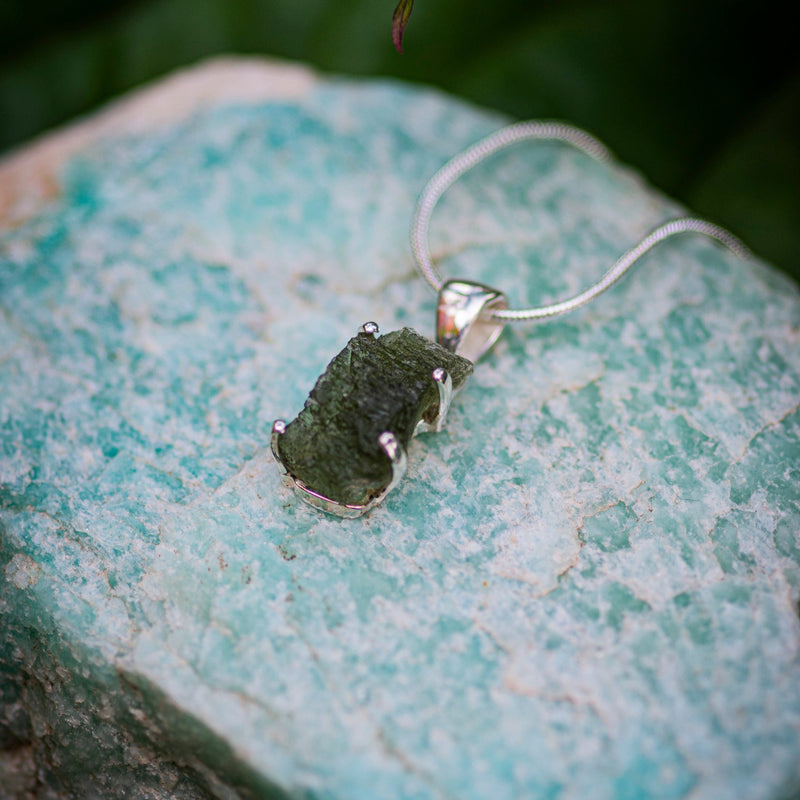 Moldavite Pendant