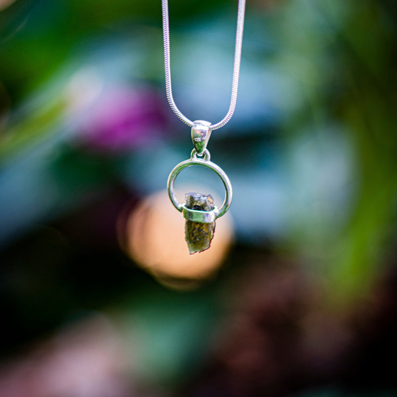 Moldavite Pendant