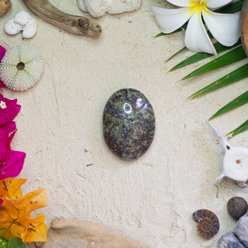 Dragons Blood Jasper Palmstone