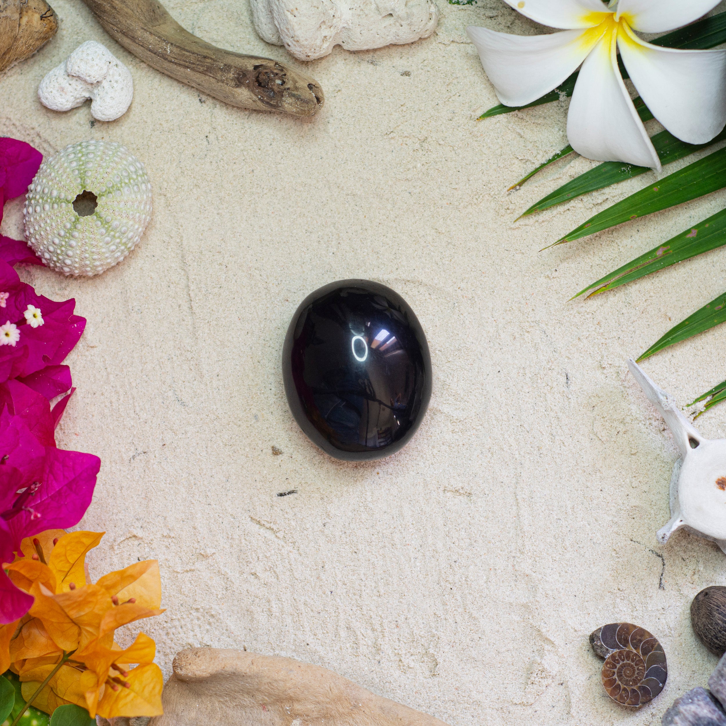 Black Obsidian Palmstone
