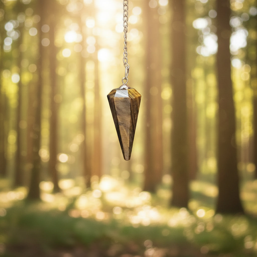 Tiger Eye Gold Pendulum